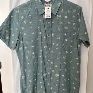 Marine Layer Poole Short-Sleeve Men's Button Down (Cocktail Print)